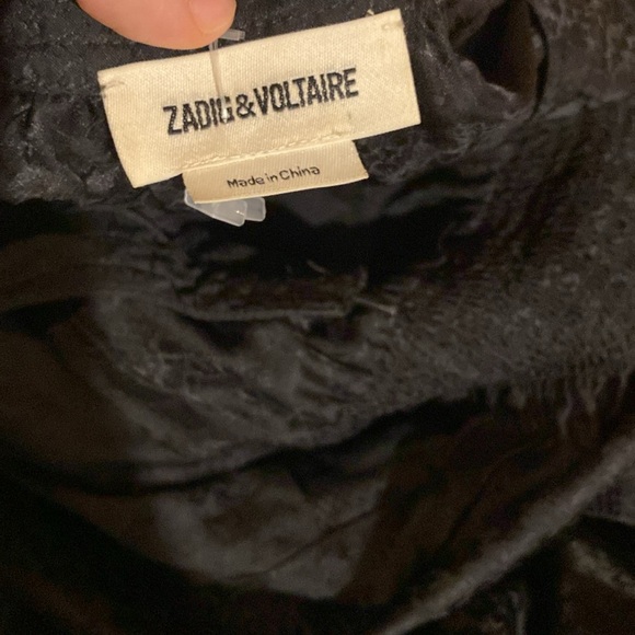 Zadig & Voltaire / Roar Jac Python Maxi Dress black silk kind sleeve XS - Picture 5 of 7